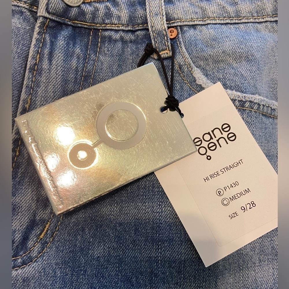 Insane Gene High Rise Lightwash Straight Jeans - Picture 4 of 7
